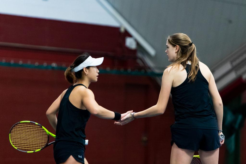 Women's Tennis Faces Its First Difficult Test, Prevails Over Yale