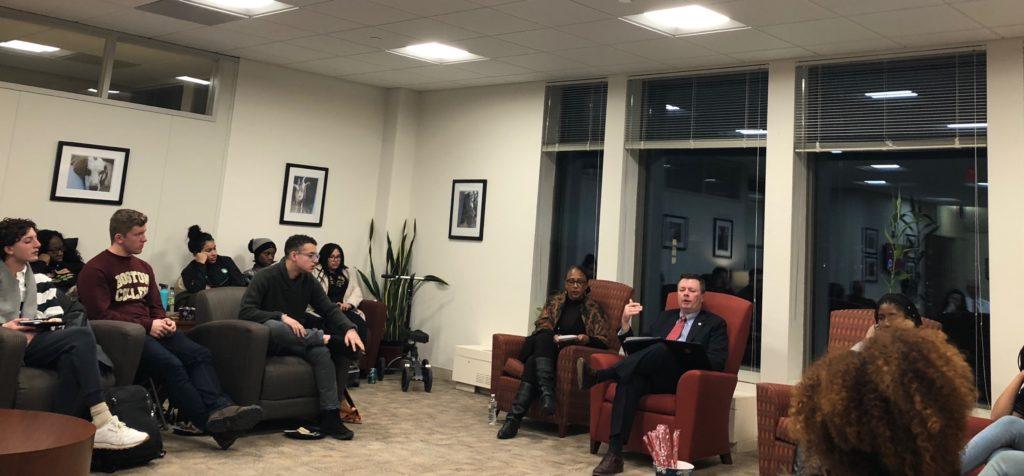 Lochhead, Moore Discuss Diversity and Inclusion With Student Leaders in Wake of Racist Incident