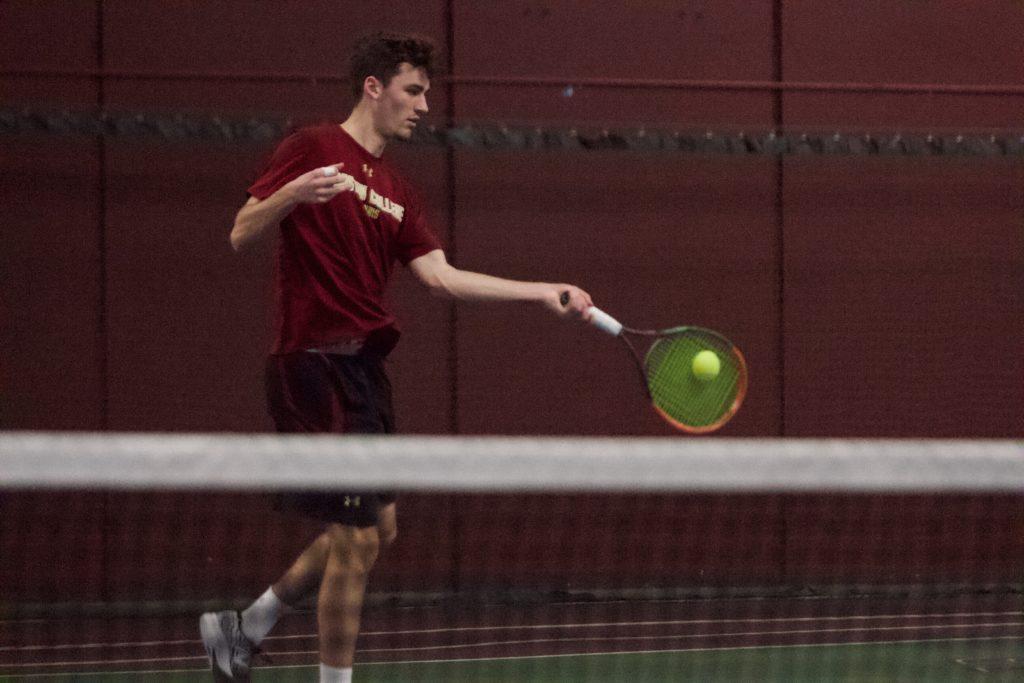Men's Tennis Notches Weekend Sweep Over SNHU and BU