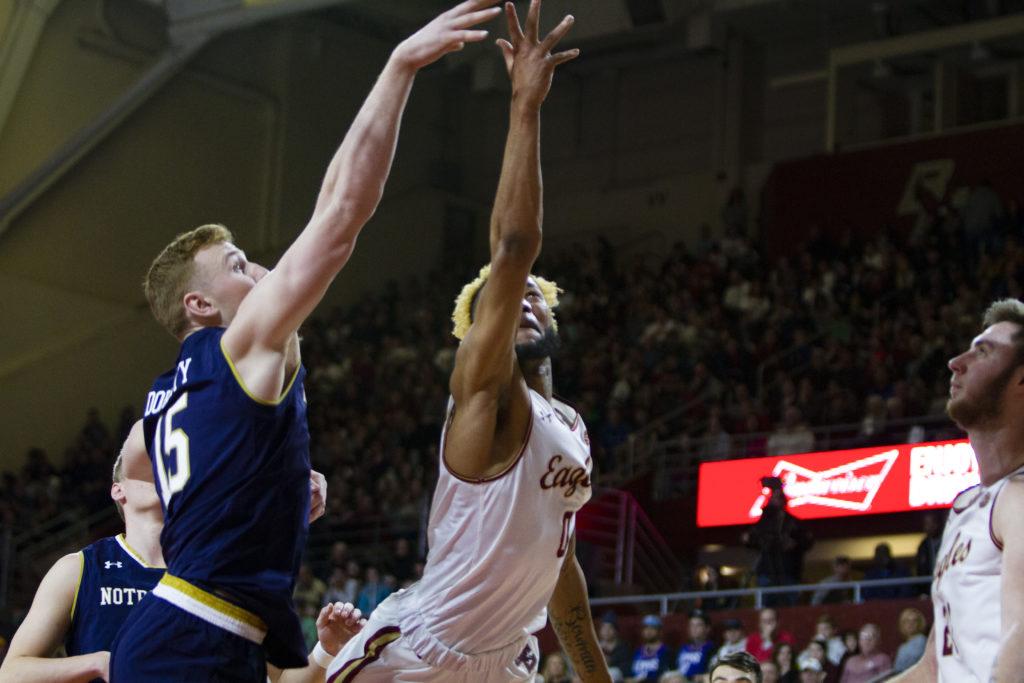 Notebook: Bowman's Double-Double Not Enough to Top Sharp-Shooting Irish