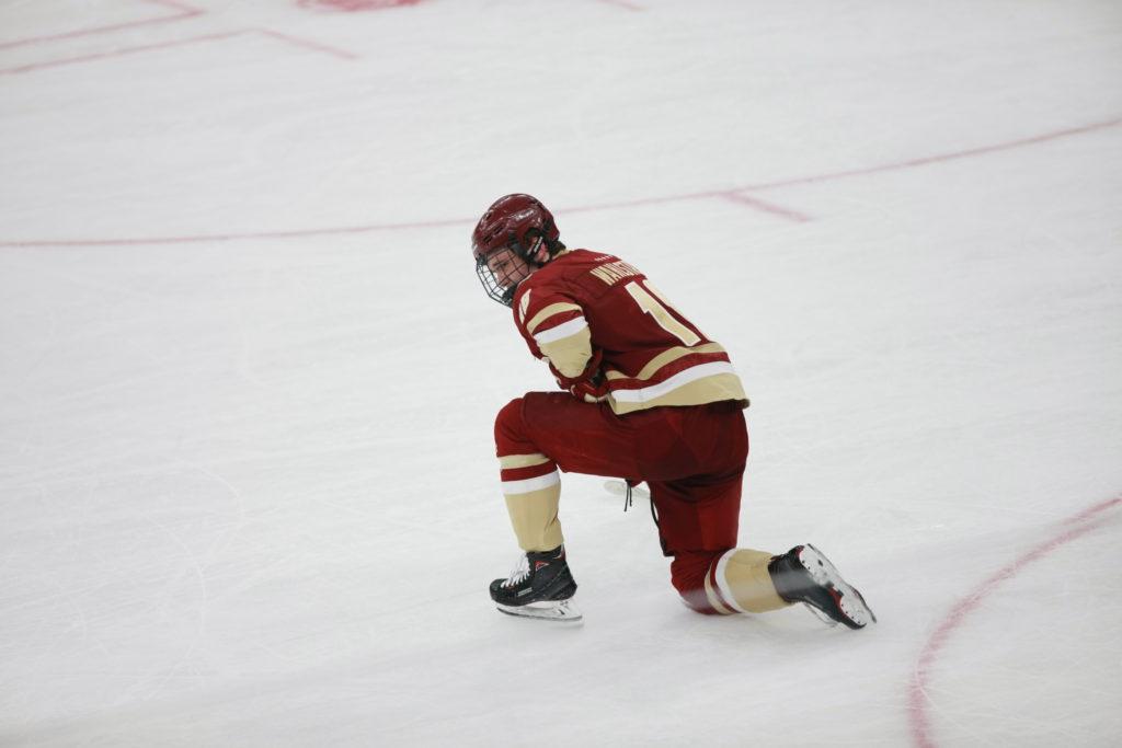 Eagles Fall in Hockey East Final, Come Up One Game Short of NCAA Tournament