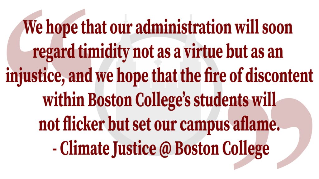 In Response to: "BC Hesitant About Fossil Fuel Divestment”