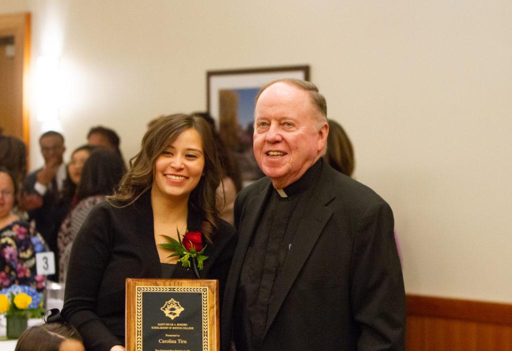 Carolina Tiru, MCAS '20, Awarded Romero Scholarship