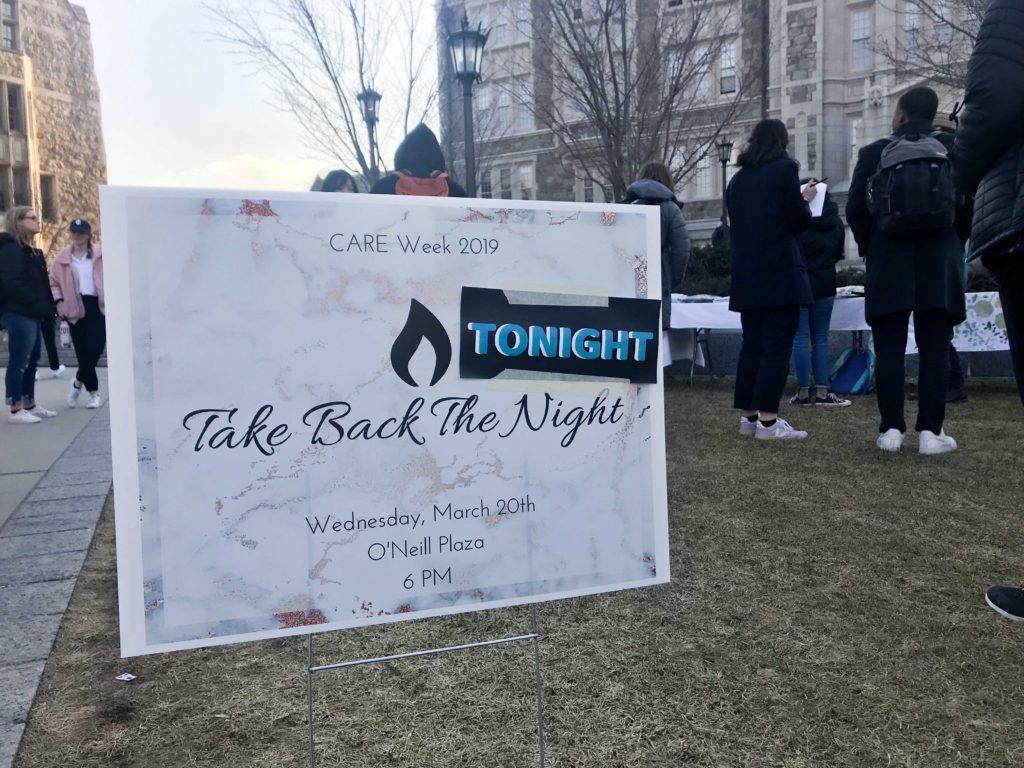 BC Women's Center Sponsors 'Take Back the Night' 2019