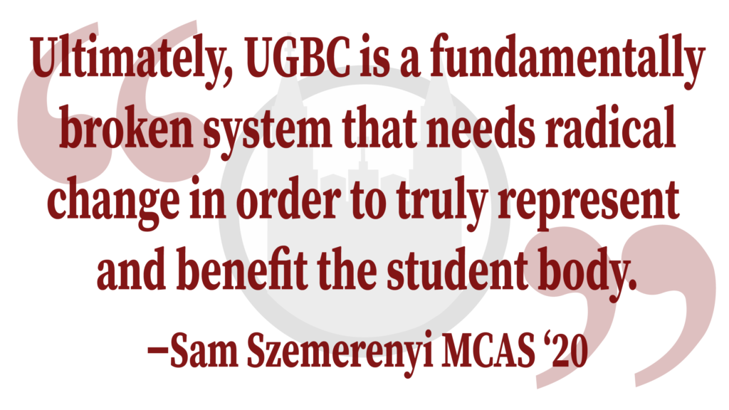 Letter to the Editor: In Response to "The New England Classic Calls for Abolition of UGBC"