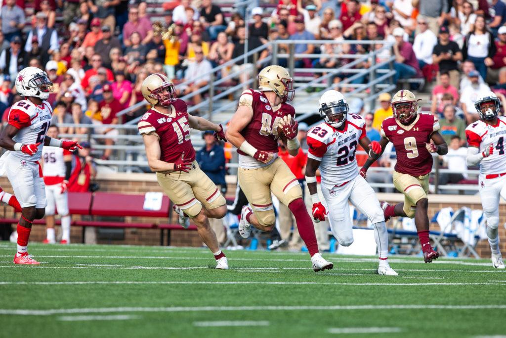 Notebook: Defense is Opportunistic, Dillon Flashes Pass-Catching Ability in Win over Richmond