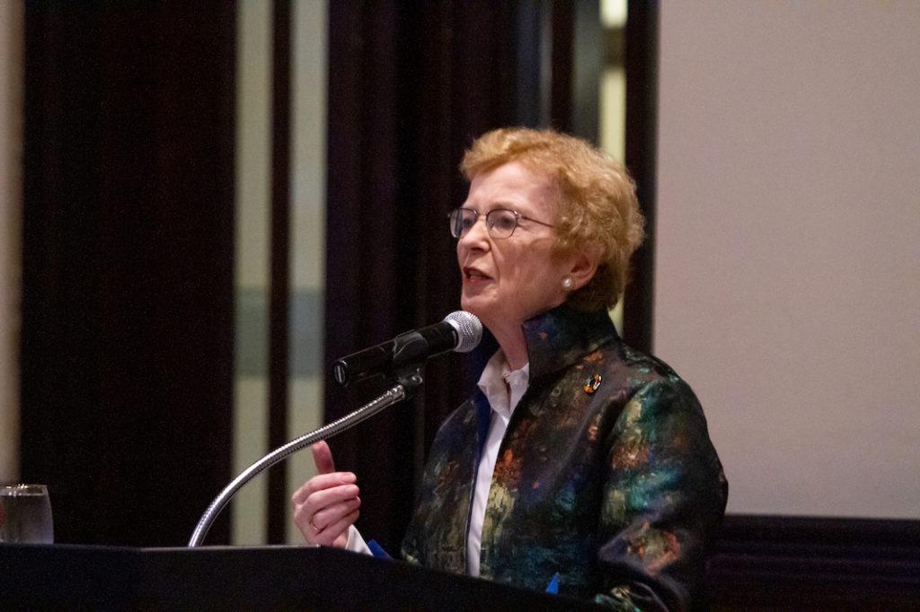 Former President of Ireland Lectures on Climate Change