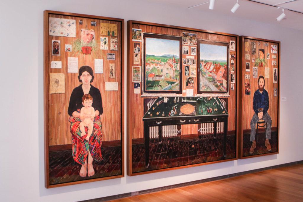 'Fulbright Triptych' Exhibit Comments on Art and Family