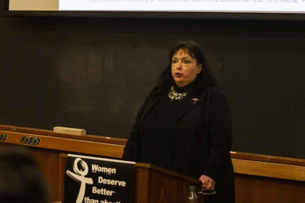 Foster Argues 'The Feminist Case Against Abortion' at Pro-Life Club Event
