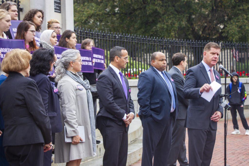 Mayor Walsh Supports Abortion Rights Bill