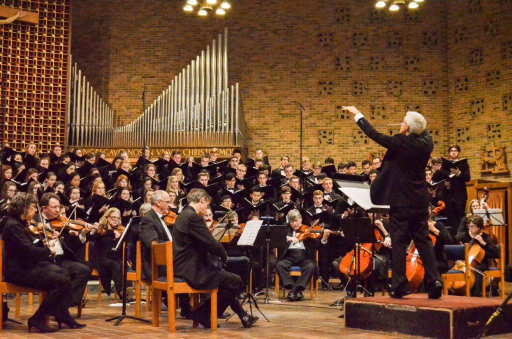 University Chorale Delivers Spirited Performance at Sunrise Mass