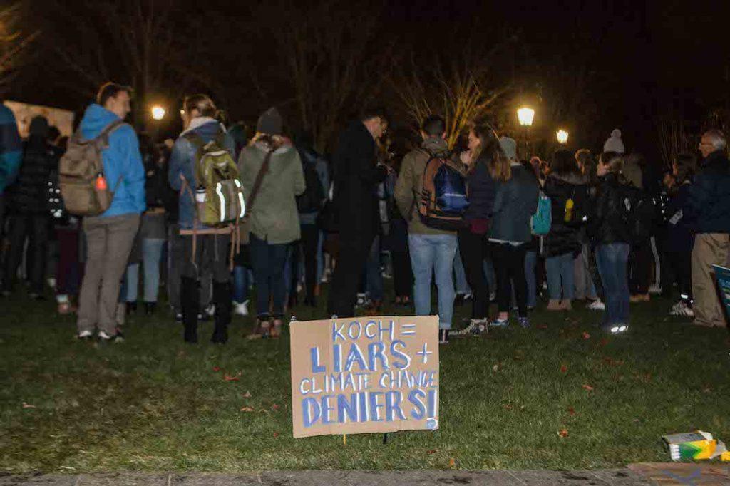 Students Protest Koch Foundation Funding Proposal