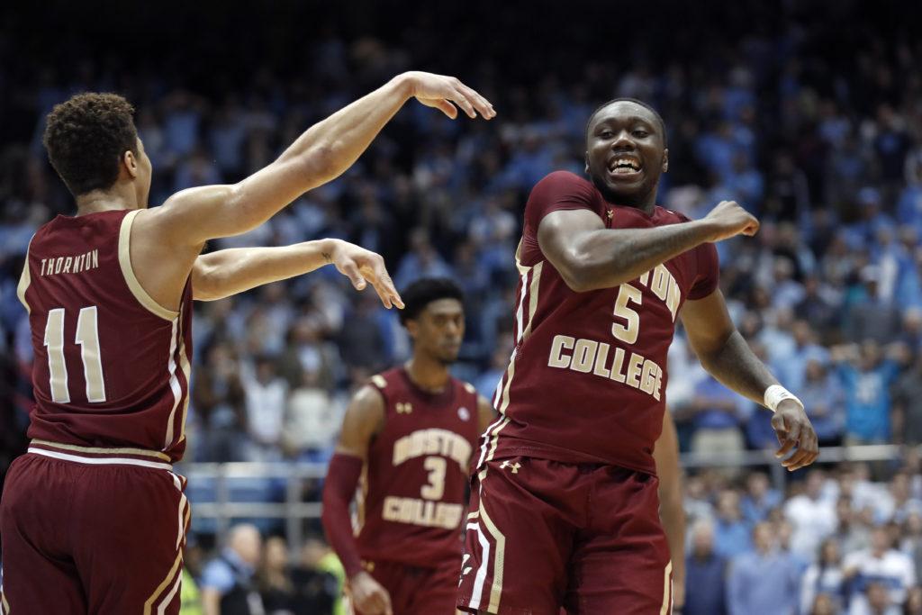 In Back-and-Forth Battle at UNC, Eagles Escape With Win