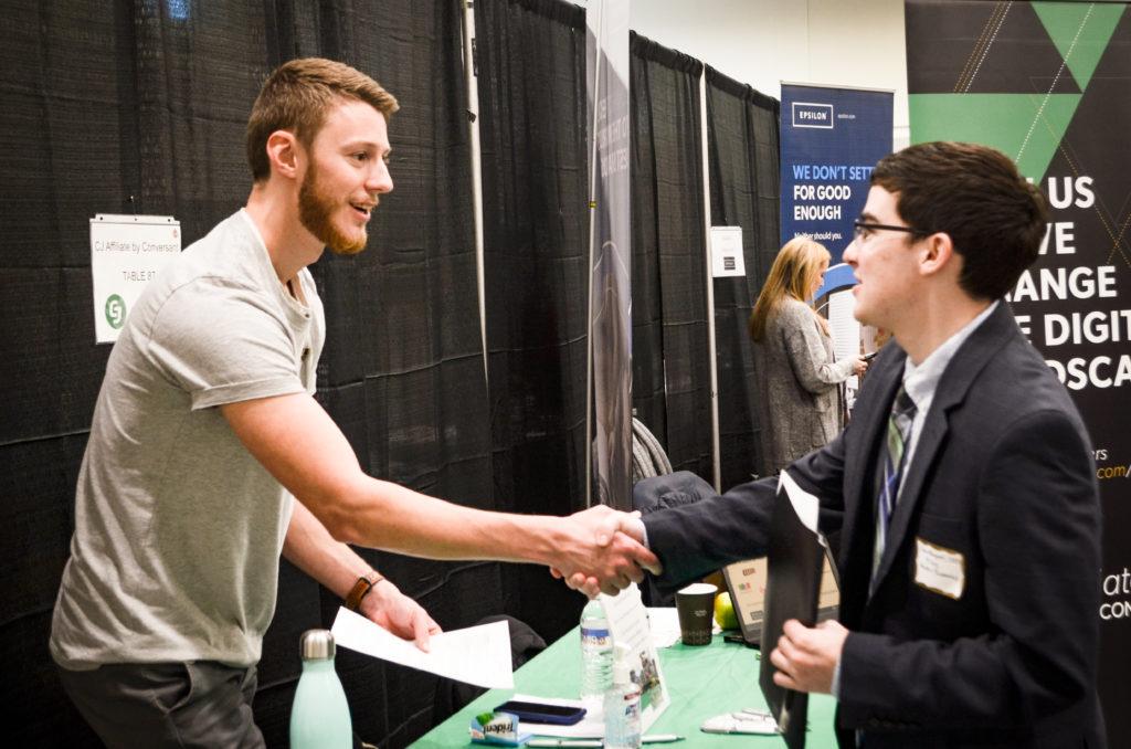 Spring Career Fair Attracts Nearly 1,000 Students