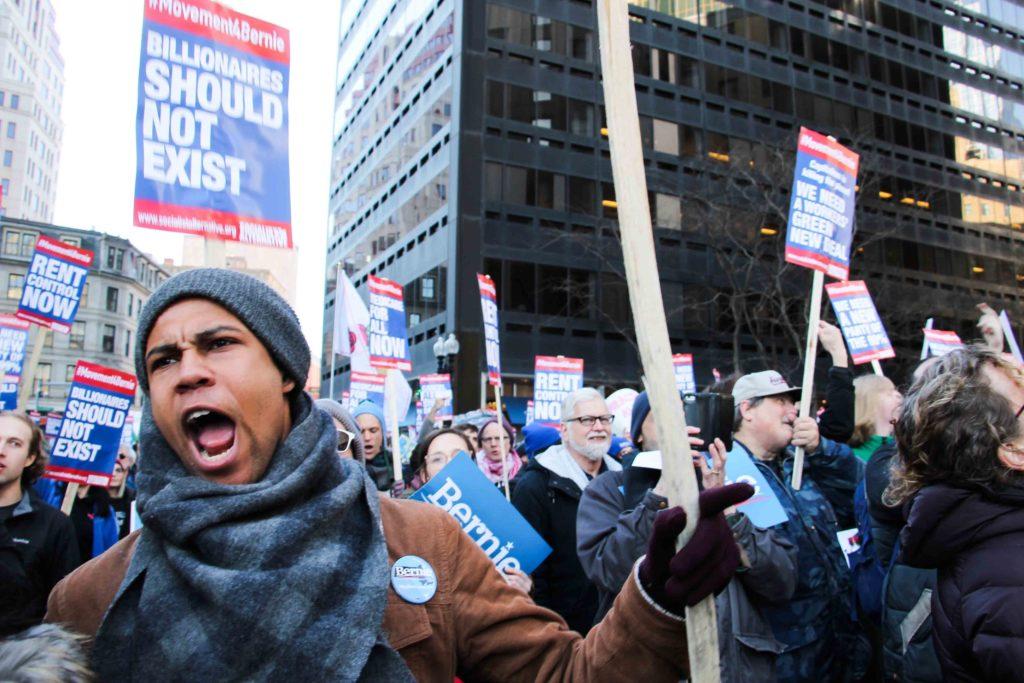 Bernie Sanders Speaks at Boston Common Rally