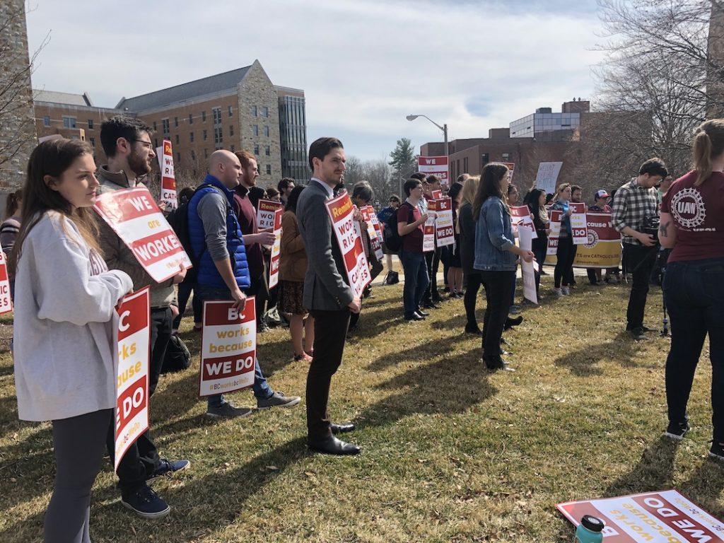 Grad Students Rally For Health Care, Harassment Protections