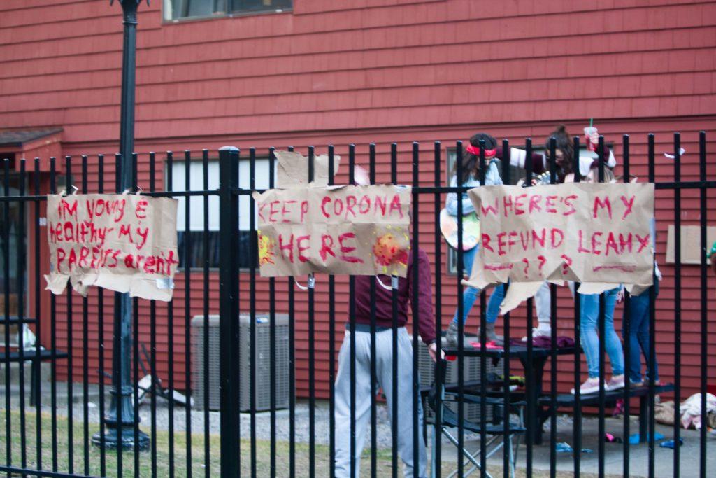 As Campus Closes, Students React