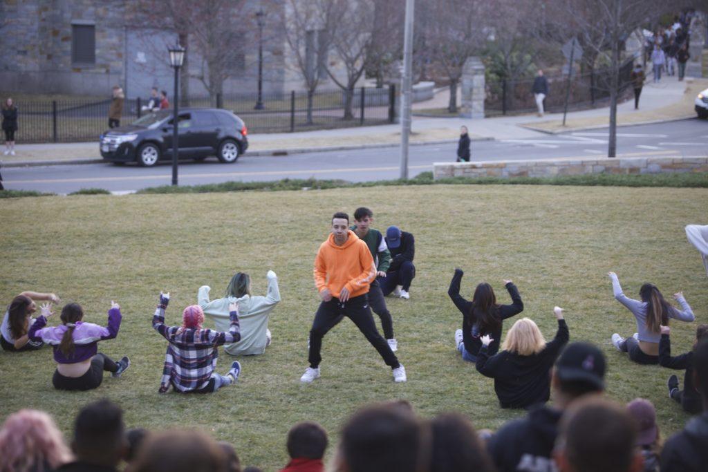 Showdown Dance Groups Hold Impromptu Staging
