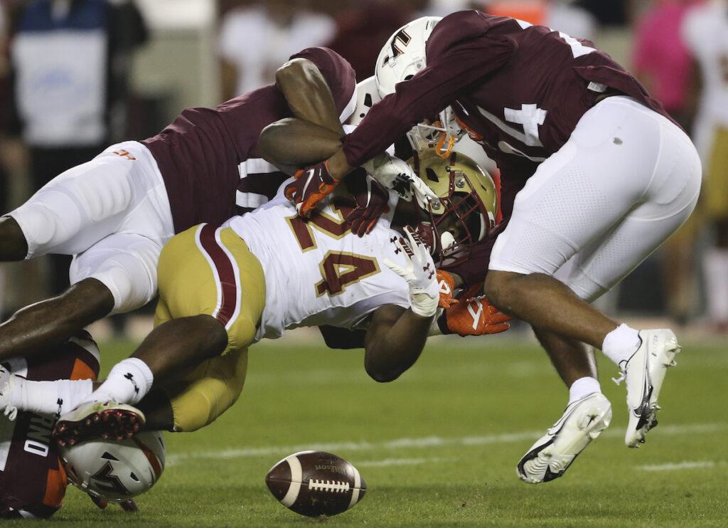 Eagles Lose Five Turnovers, Hand VT Runaway Victory