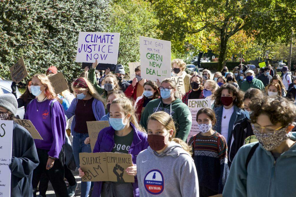 Newton Students Hold March for Climate and Racial Justice