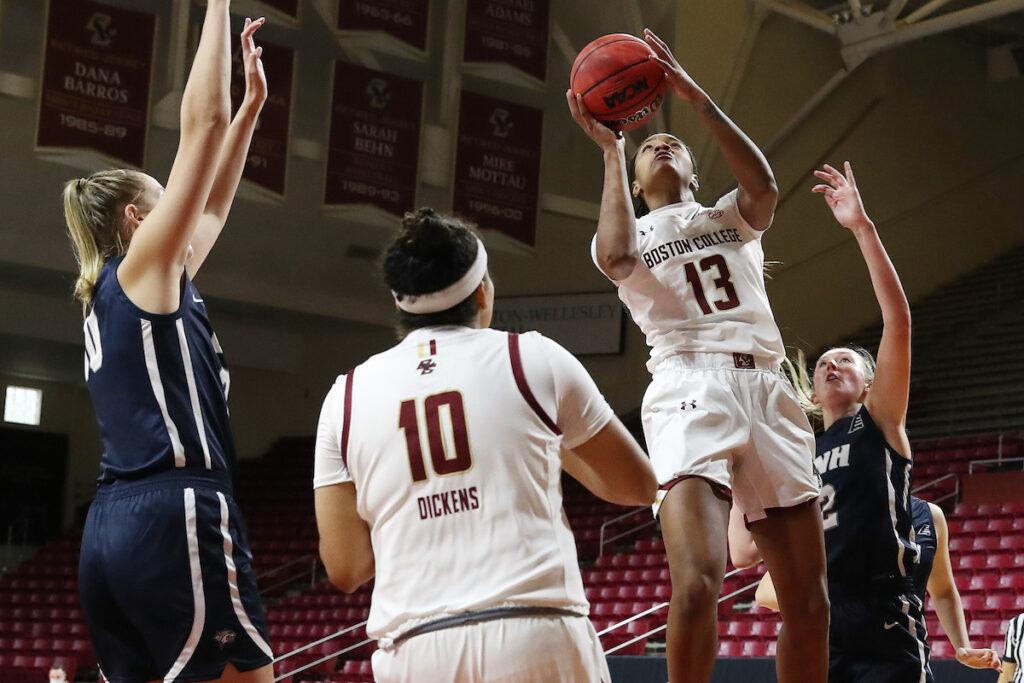 Eagles Start Strong With 80-44 Opening Victory Over UNH