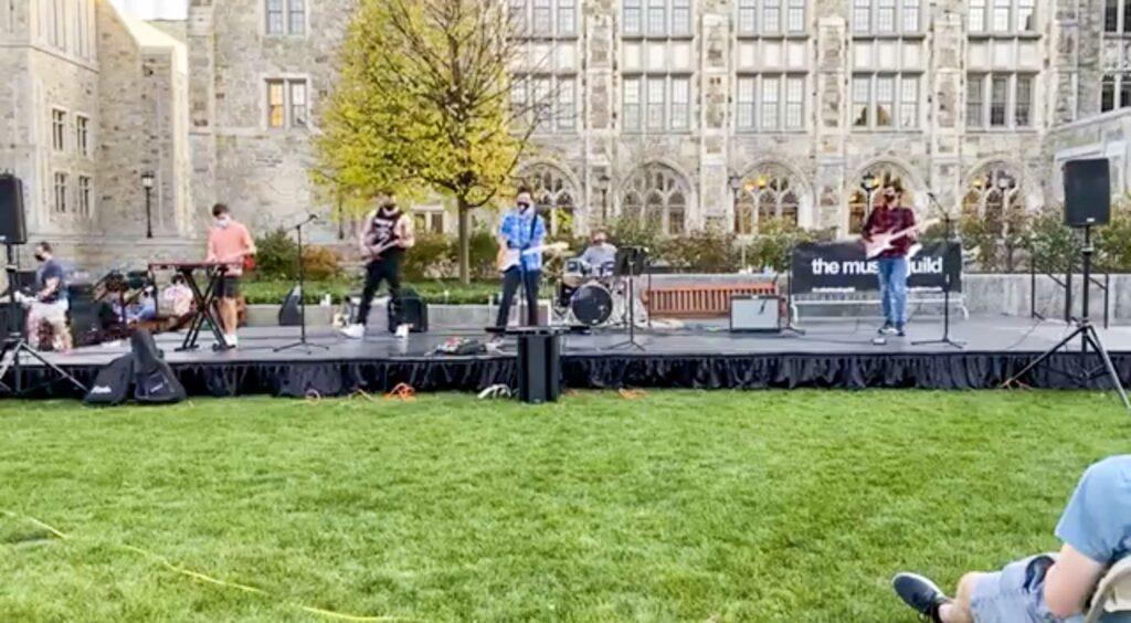Fall Showcase Features Socially Distanced Live Music