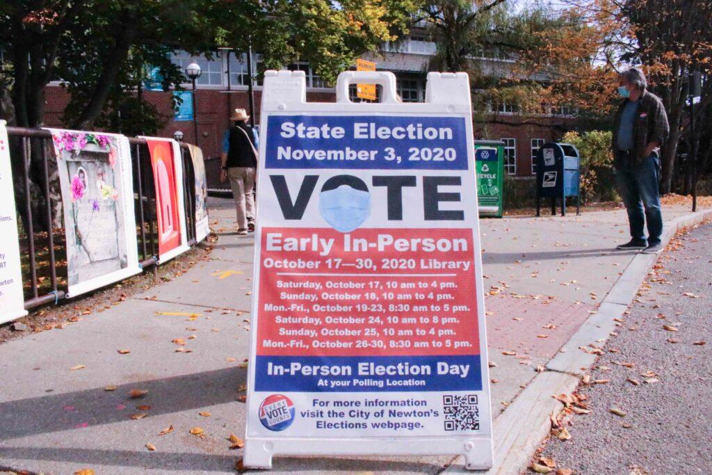 Early In-Person Voting Held at Newton Free Library