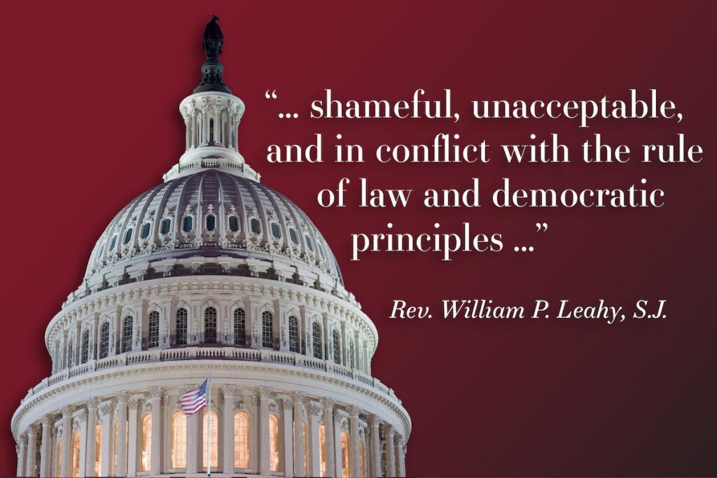 Leahy Condemns Violence at U.S. Capitol