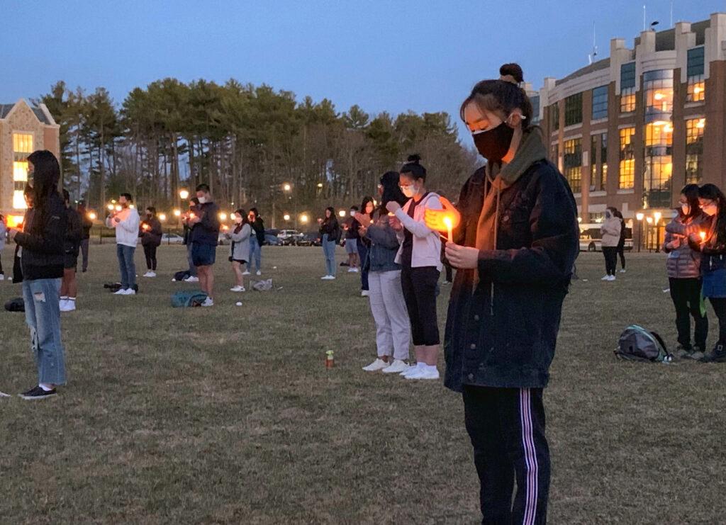 BC Community Honors Victims of Anti-Asian Violence With Candlelit Vigil