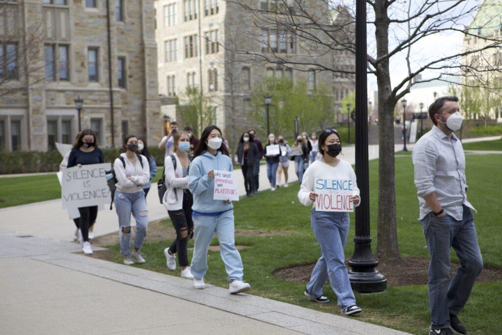 BC Community Protests University Response to Bias-Related Incidents
