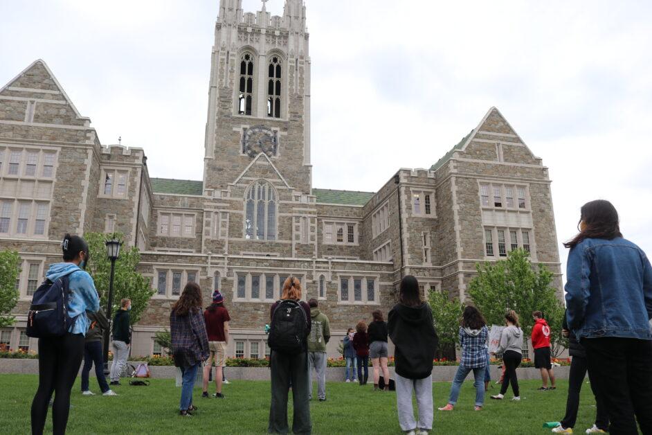 BC Republicans President Criticizes Protestors at CJBC Demonstration