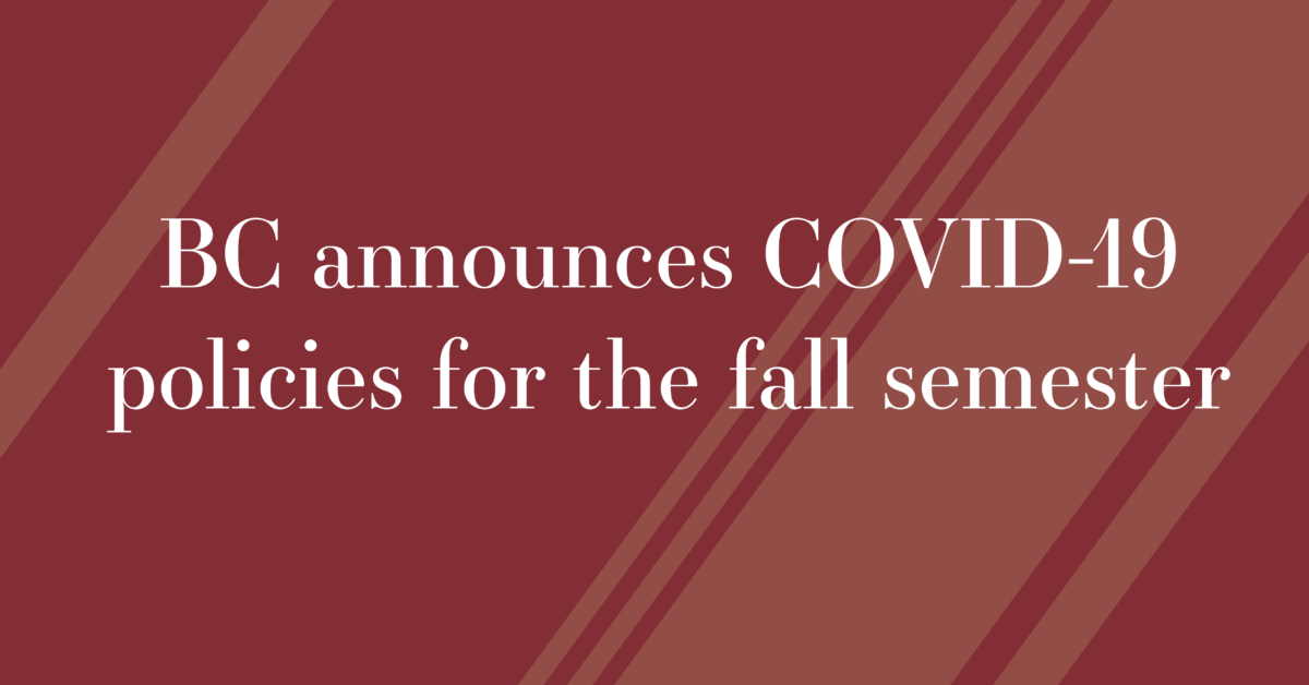 BC To Enforce Residence Hall Capacity Limits, Continue Surveillance Testing in the Fall