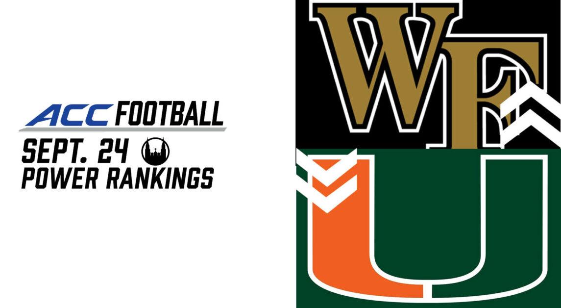 ACC Power Rankings Week Three: A Wide-Open ACC
