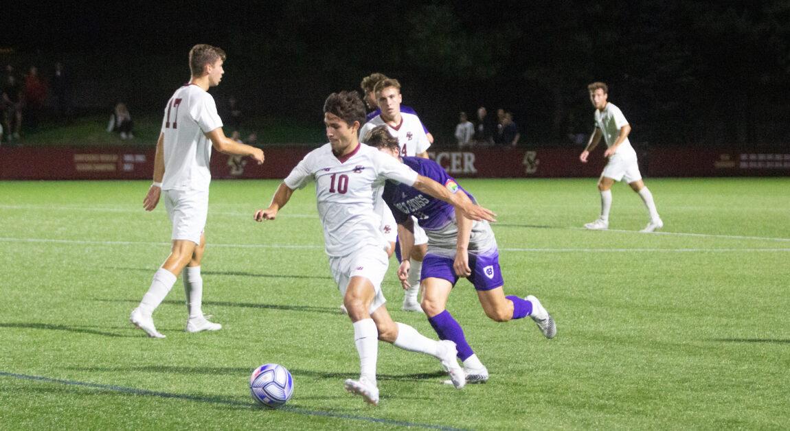 Suski's Penalty Shot Lifts Eagles Over Holy Cross