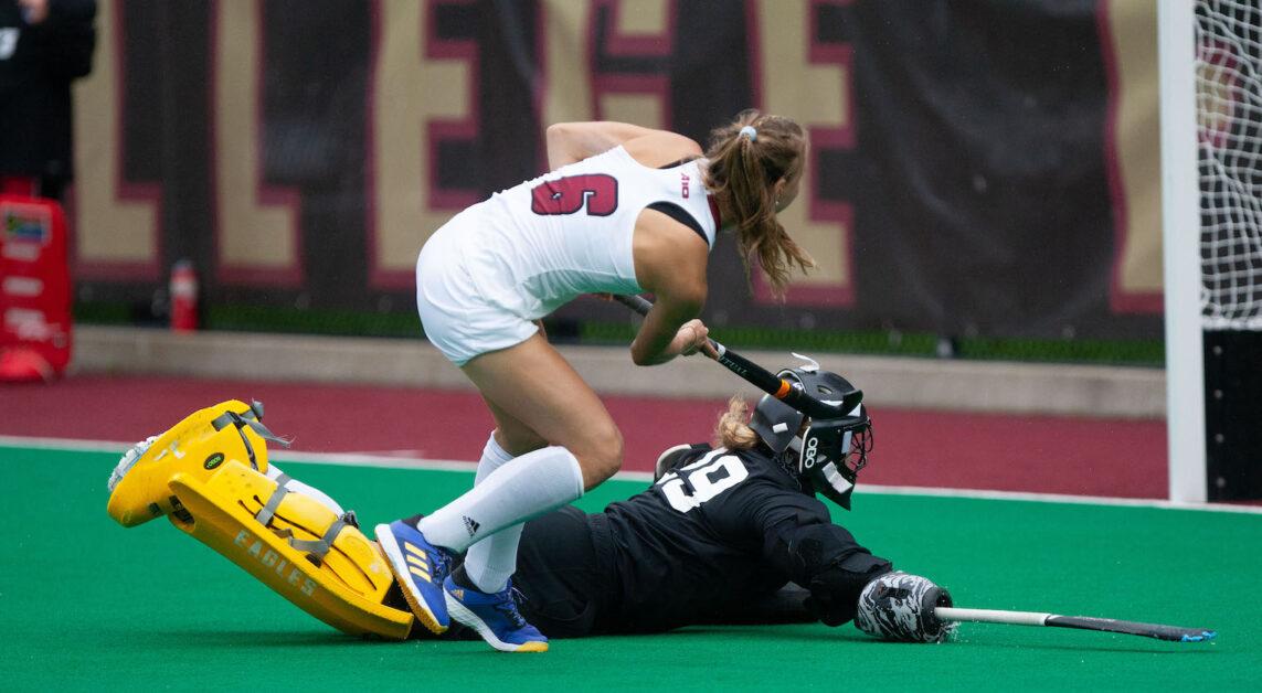 Eagles Fall To UMass In Shootout