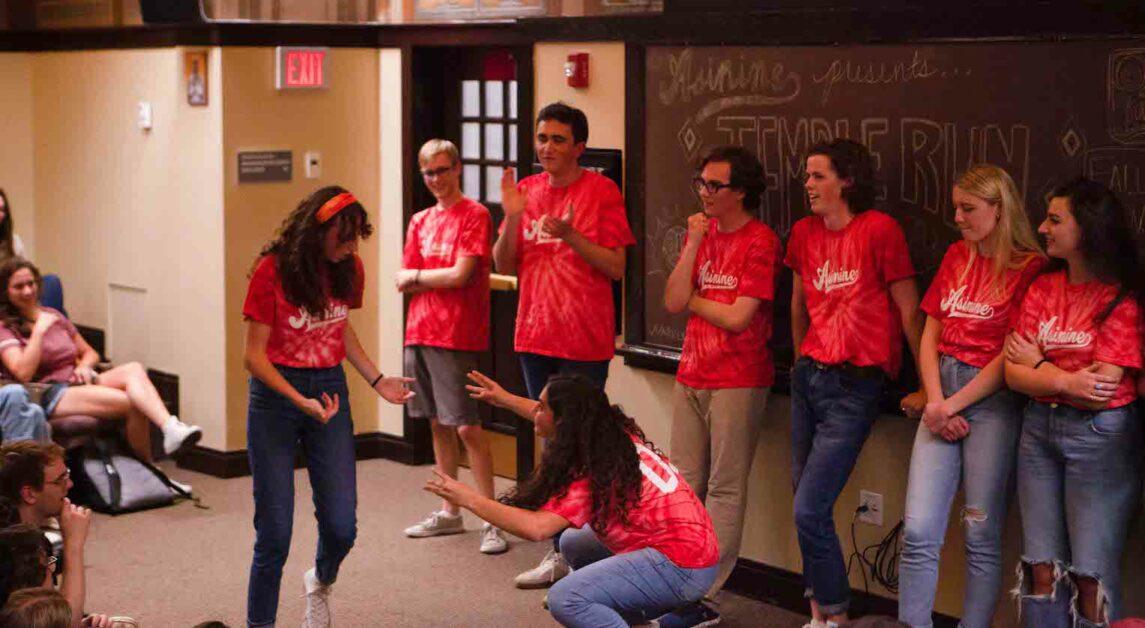 Asinine Displays Comedy Chops At Packed Improv Cafe