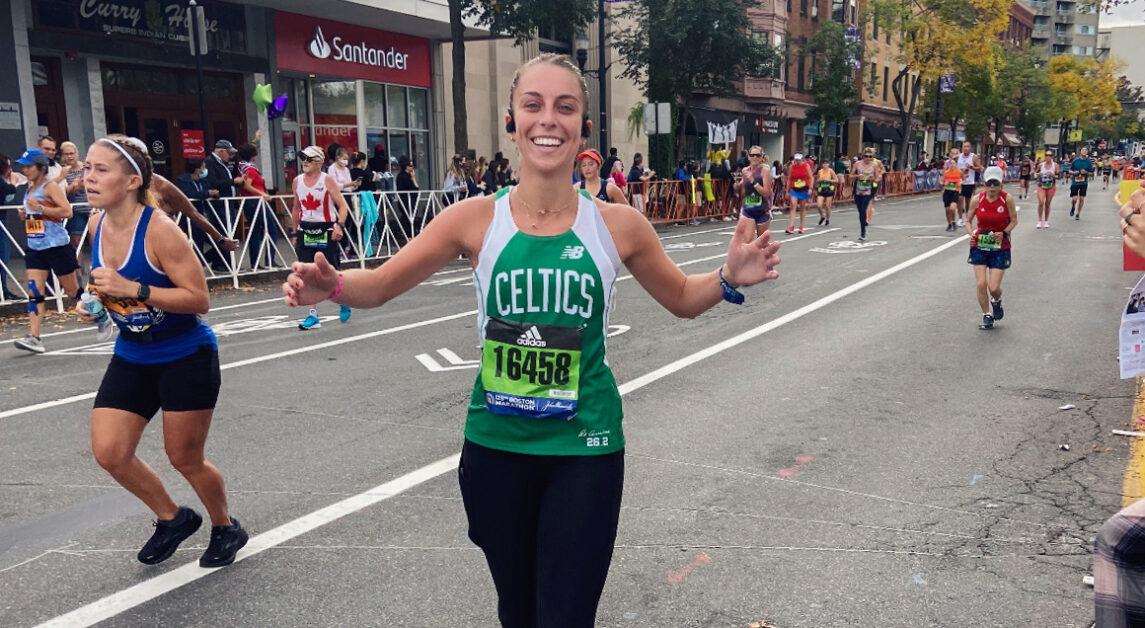 “But it was honestly so fun, I had so much adrenaline from it, because I kind of conserved my energy from Heartbreak Hill to zoom down Comm. Ave.,” Yee said. “I loved seeing everyone, my friends started running down Comm. Ave. with me and just cheering and yelling, and then I was going over to everyone's like clapping hands and everything." 