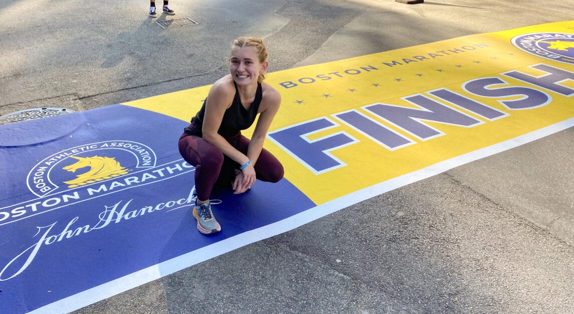“But it was honestly so fun, I had so much adrenaline from it, because I kind of conserved my energy from Heartbreak Hill to zoom down Comm. Ave.,” Yee said. “I loved seeing everyone, my friends started running down Comm. Ave. with me and just cheering and yelling, and then I was going over to everyone's like clapping hands and everything." 