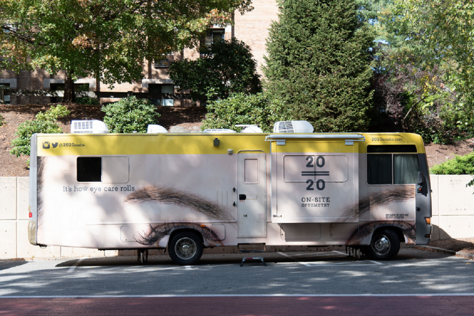 A Sight for Sore Eyes: Vision Van Returns to BC's Campus