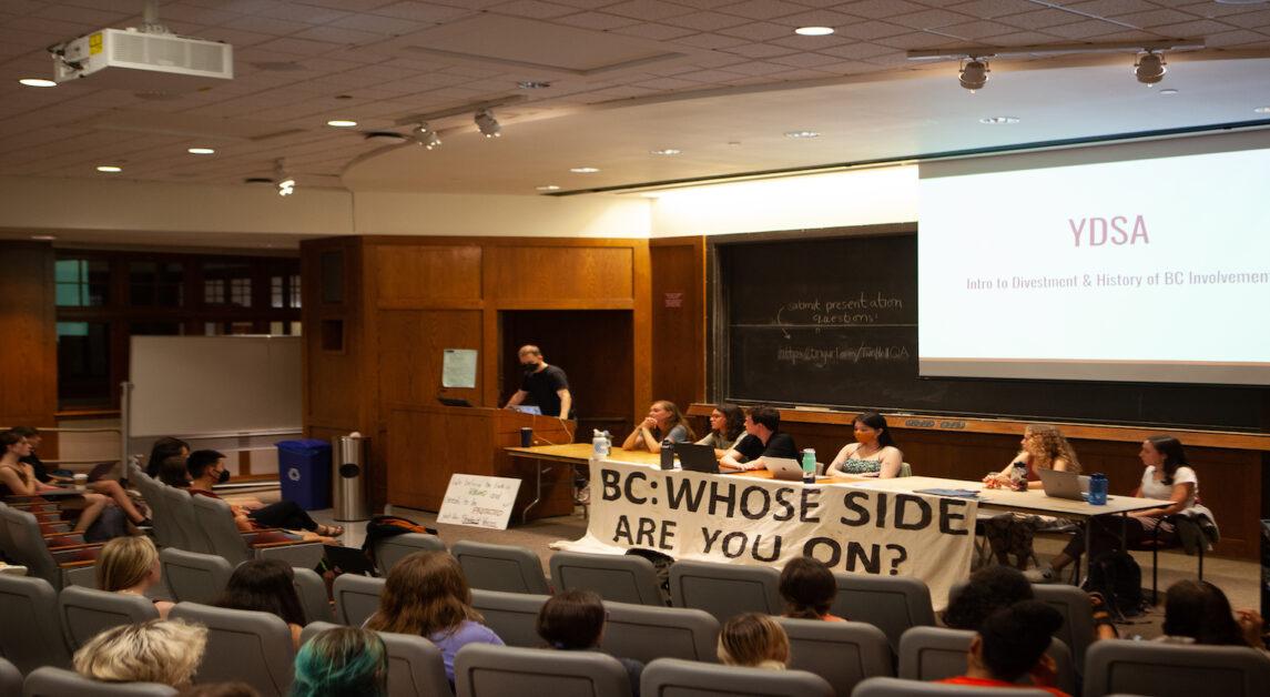 Student Groups Host Town Hall, Urge BC to Divest