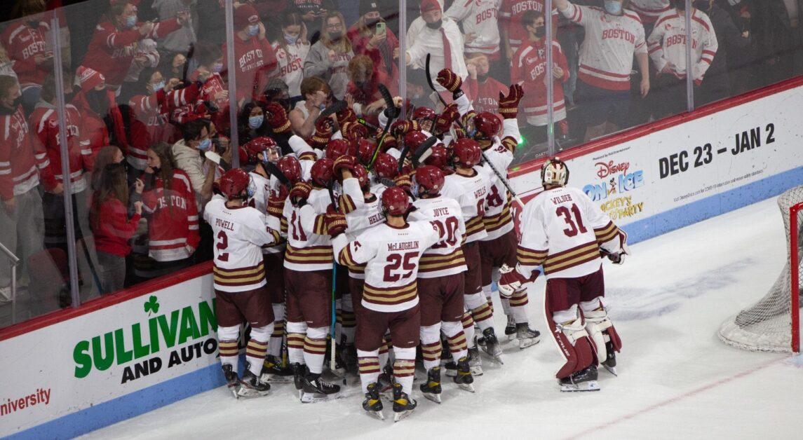 Kuntar's Shootout Goal Powers BC Past BU in Battle of Comm. Ave.
