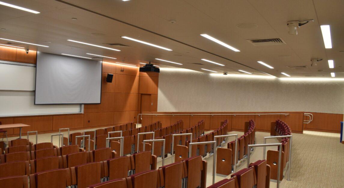 The arrival of the highly anticipated Integrated Science Building at Boston College has attracted visitors from all over campus, which is exactly what it was made to do.