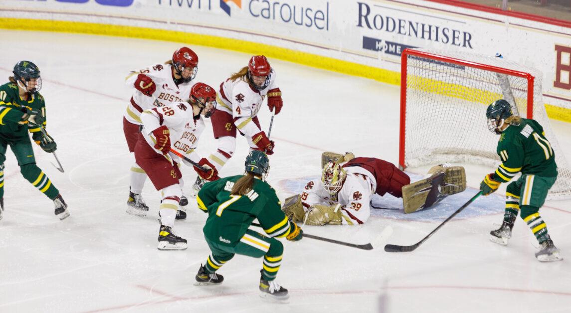 Levy Gives Up Four Unanswered, Eagles Get Topped By Vermont