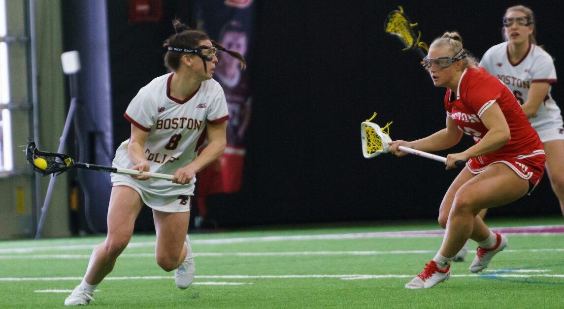 North Breaks ACC Career Scoring Record in No. 1 BC’s Rout of BU
