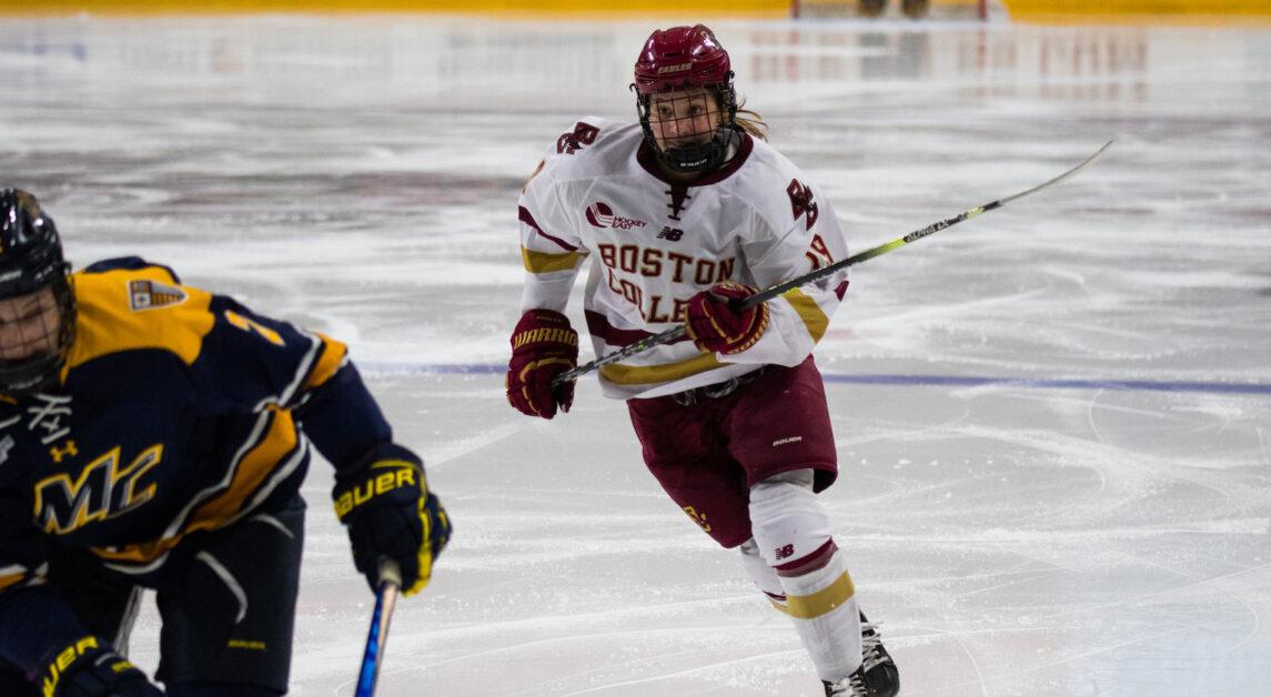 Eagles Complete Home-and-Home Series Sweep With Win At Merrimack