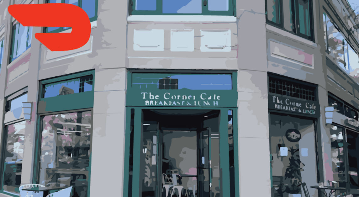 DoorDash Pandemic Program Awards Corner Café Newton $20,000