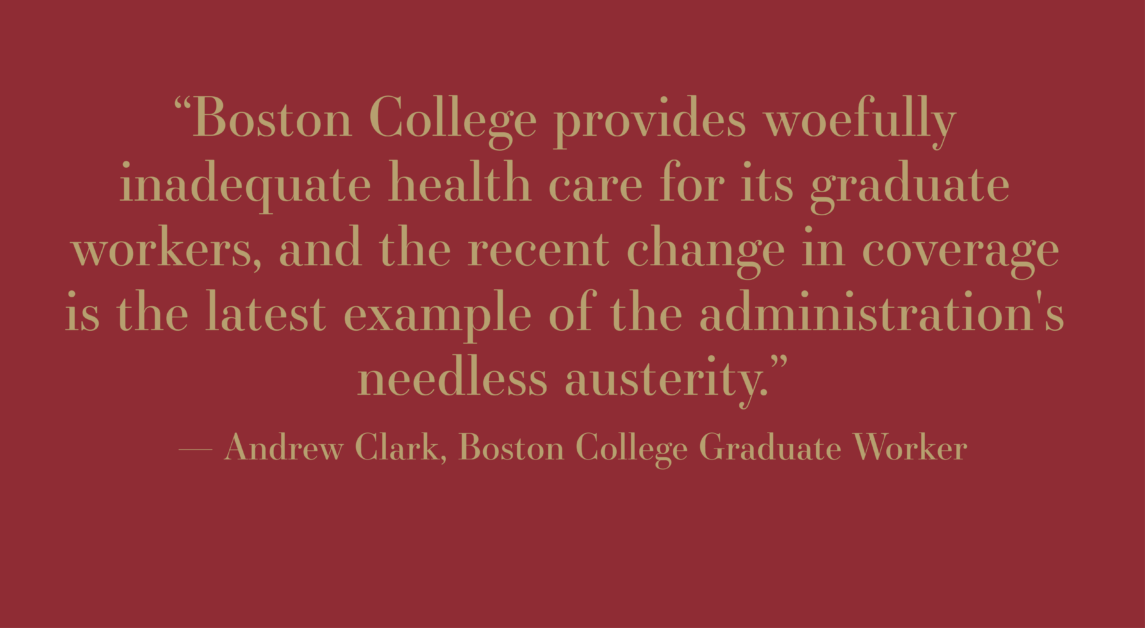 Boston College Must Provide Better Health Care Benefits For Its Graduate Student Workers