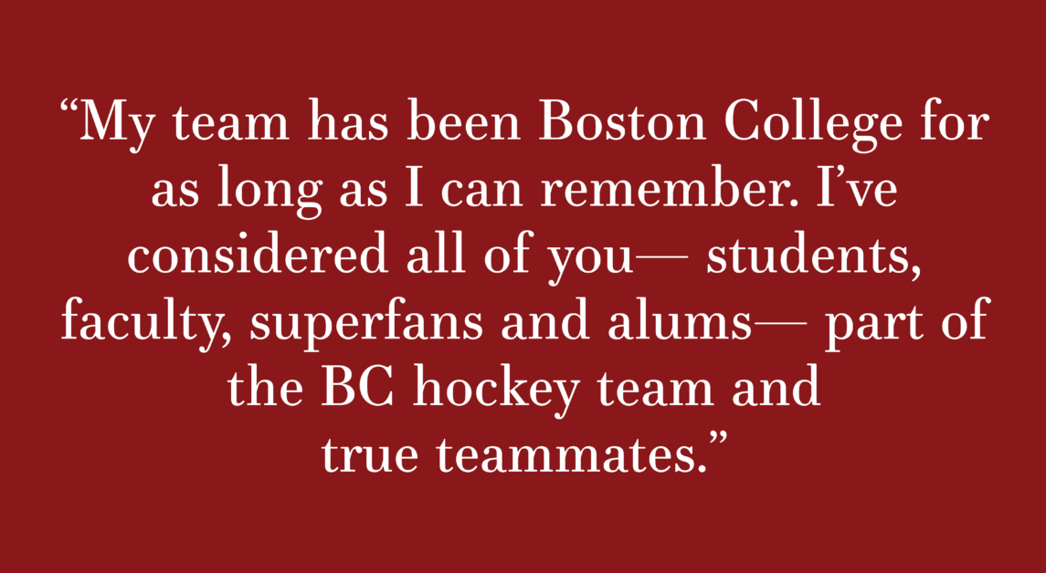 Letter to the Editor: "Jerry York's Letter to the Boston College Community"