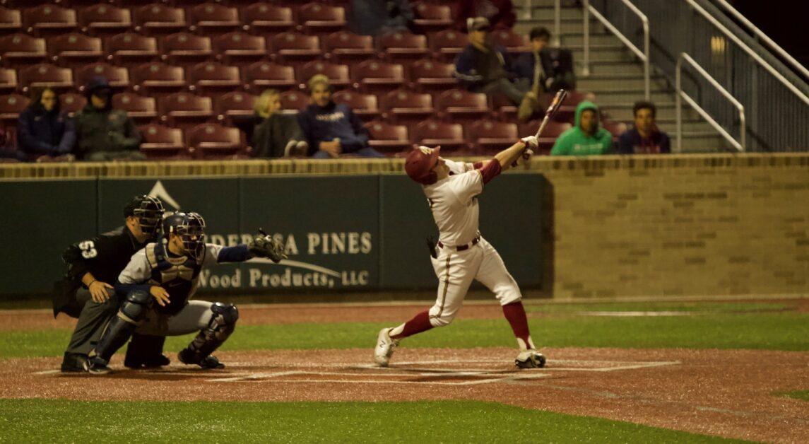 BC was outscored by a total of nine runs in its weekend series with No. 18 Notre Dame. (Aditya Rao / Heights Staff)