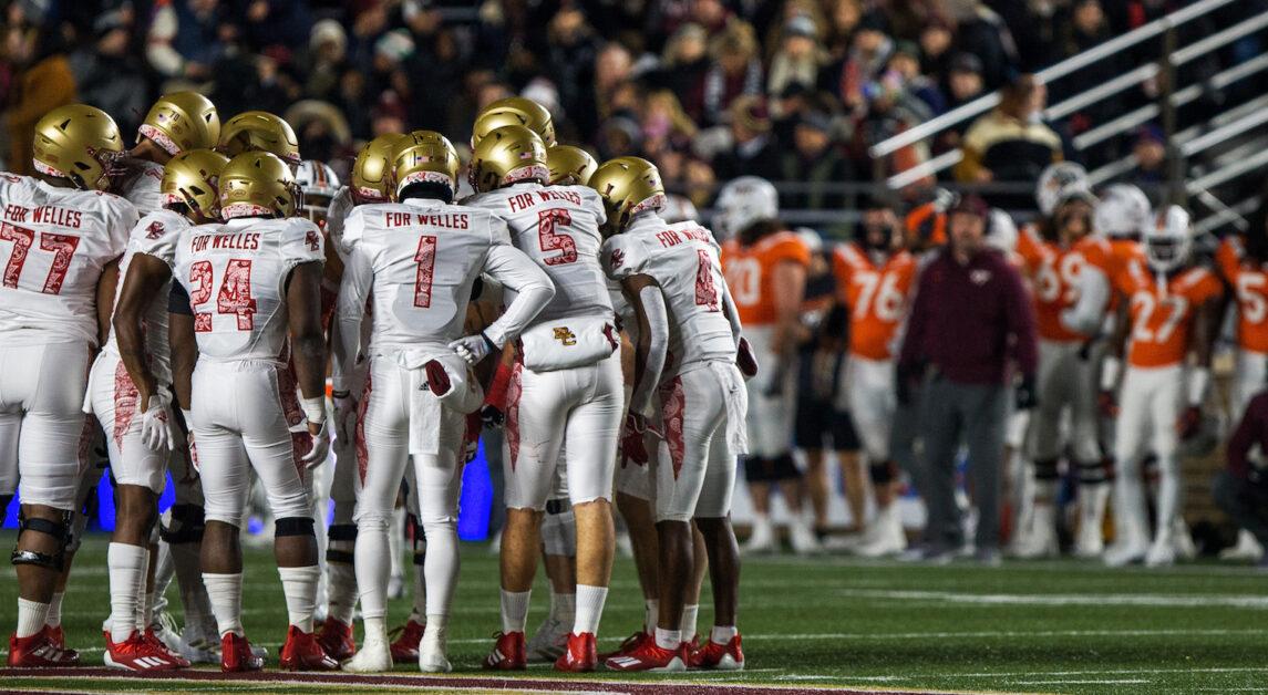 Of Boston College Football’s 2022 draft class, eight players agreed to terms with NFL teams. (Nicole Wei / Heights Staff)